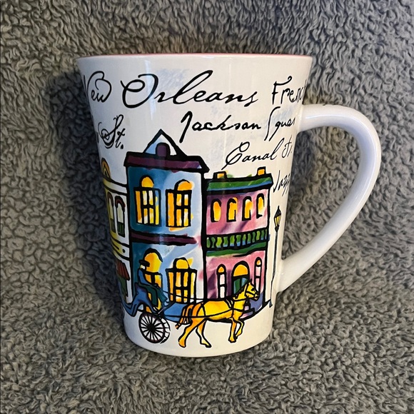 New Orleans Themed Ceramic Mug - Picture 1 of 5